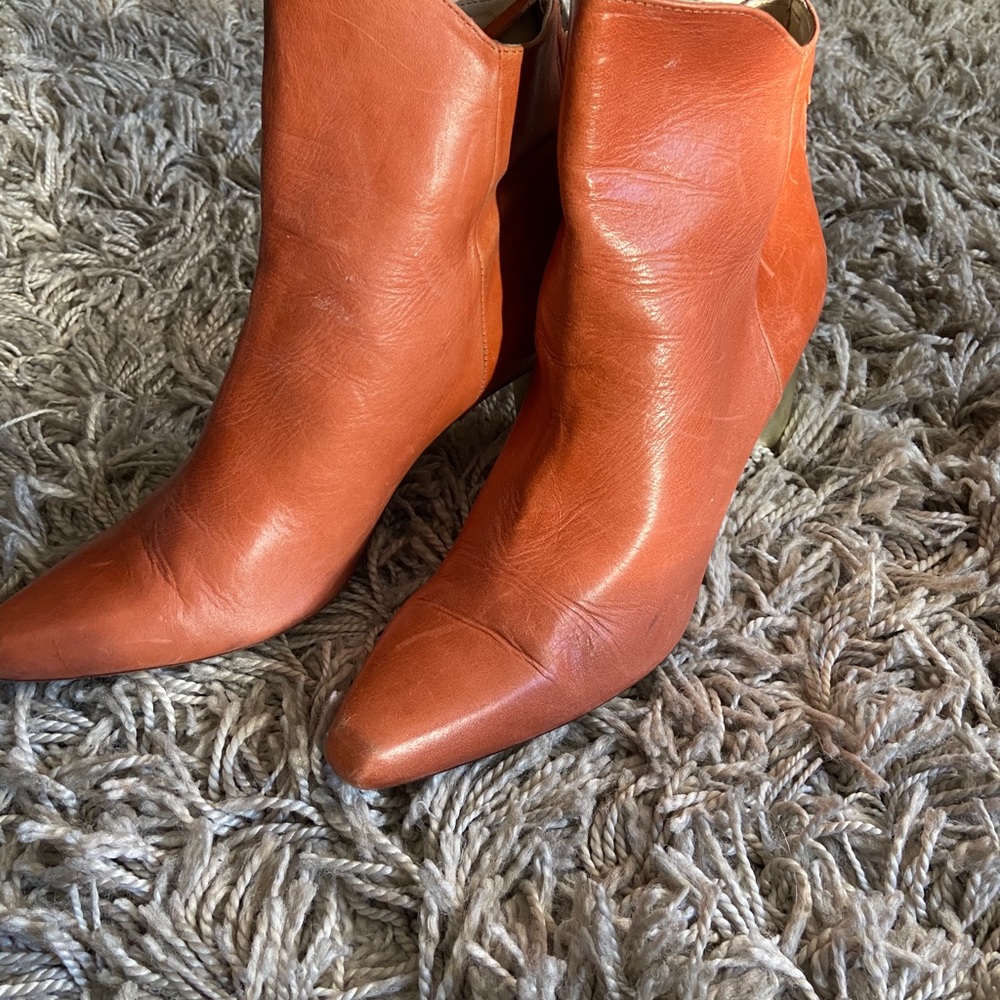 Orange/Red Boots